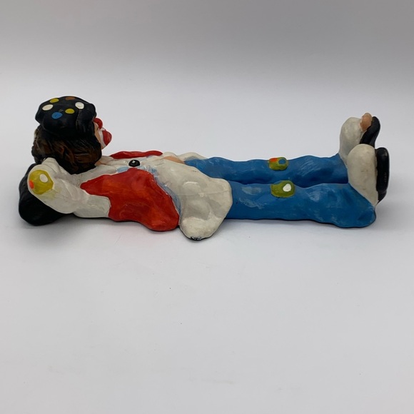 Annette Little ENESCO Imports Ceramic Hobo Clown Door Stopper/Wall/Furniture Art - Picture 16 of 16
